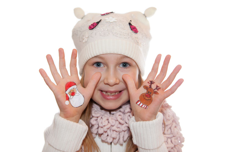 Illustration Atelier Enfants Maquillage pour Noel